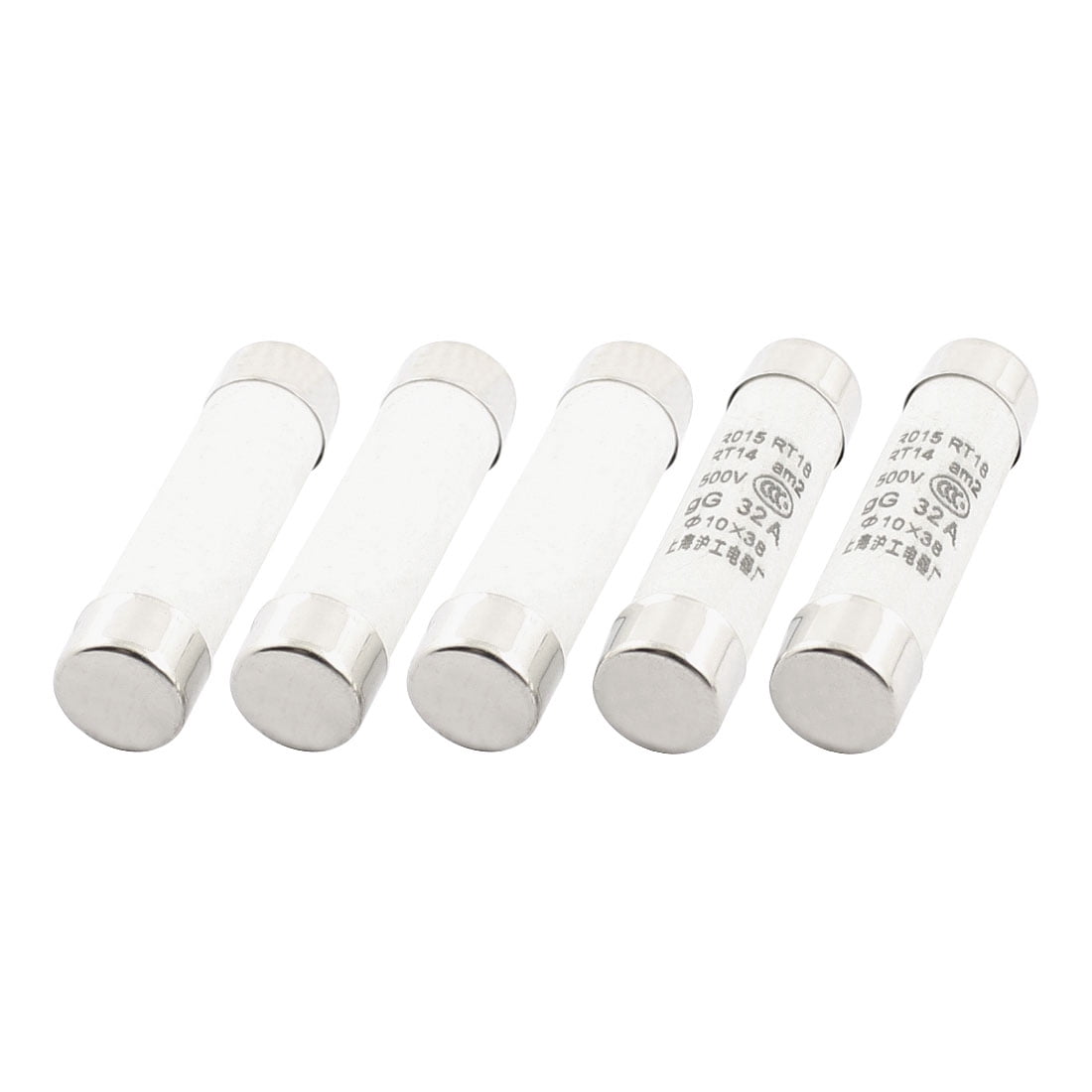 Unique Bargains Replacement 500V 32A 10mm x 38mm Cylinder Shape Tube ...