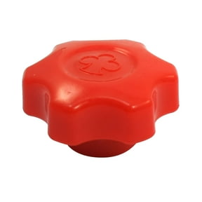 Unique Bargains Replacement M12 Female Thread 60mm Dia Hex Head Grip Clamping Knob Red
