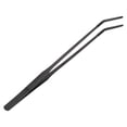 thumbnail image 1 of Reptile Feeding Tongs Lizard Feeding Tongs Aquarium Curved Feeding Tweezers with Rubber Tip Black 10.63" Length, Black, 1 of 6