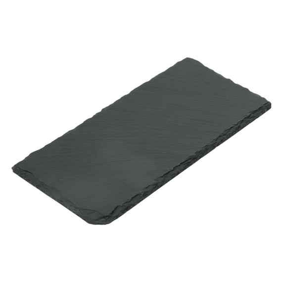 Unique Bargains Reptiles Slate Rocks Basking Surface Reptile Basking Platform Enhances Climbing Activity 9.84"x4.72" Black Gray