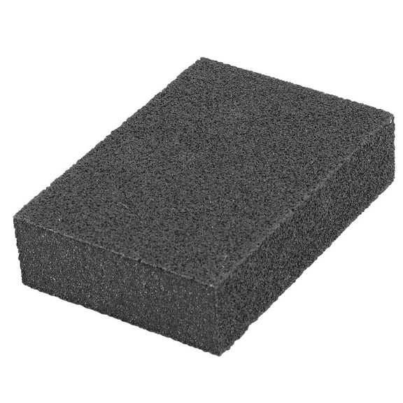 Unique Bargains Restaurant Kitchen Sponge Rectangle Dish Plate Pan Cleaning Scrubber Pad Black