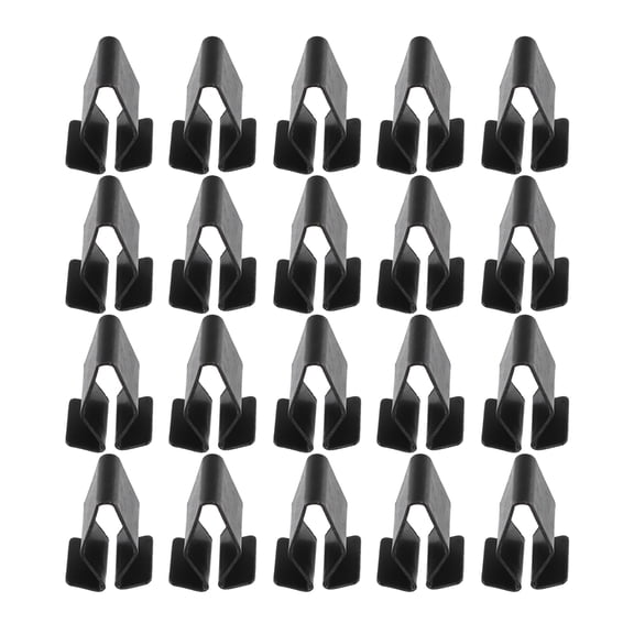 Unique Bargains Retainer Fitting Fastener Clip Car Interior Trim Fit for Volkswagen for Audi Black 20 Pcs