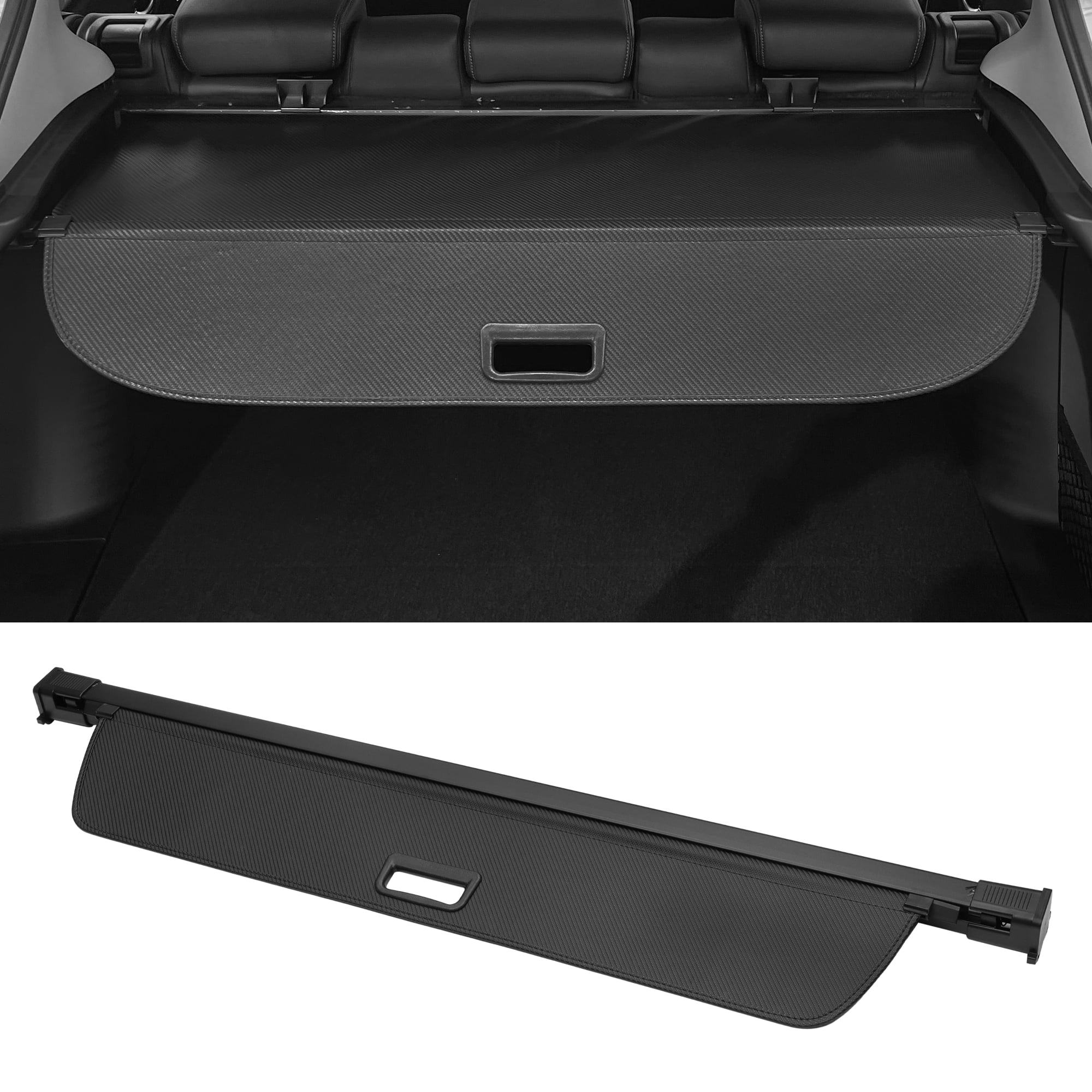 Unique Bargains Retractable Cargo Cover Black Carbon Fiber for Volvo XC90 2016-2024