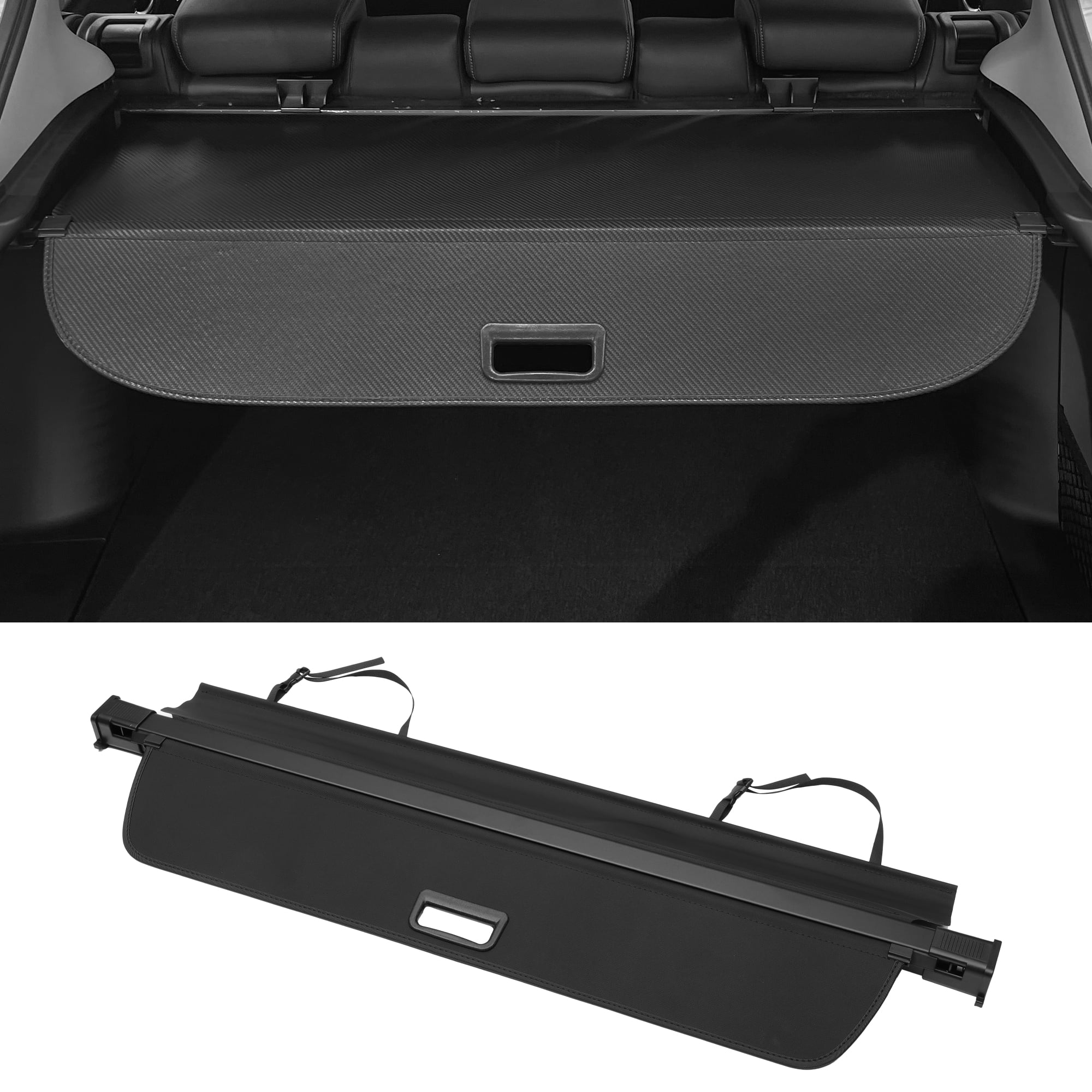 Unique Bargains Retractable Cargo Cover Gloss Black for Volvo XC60 2018-2024
