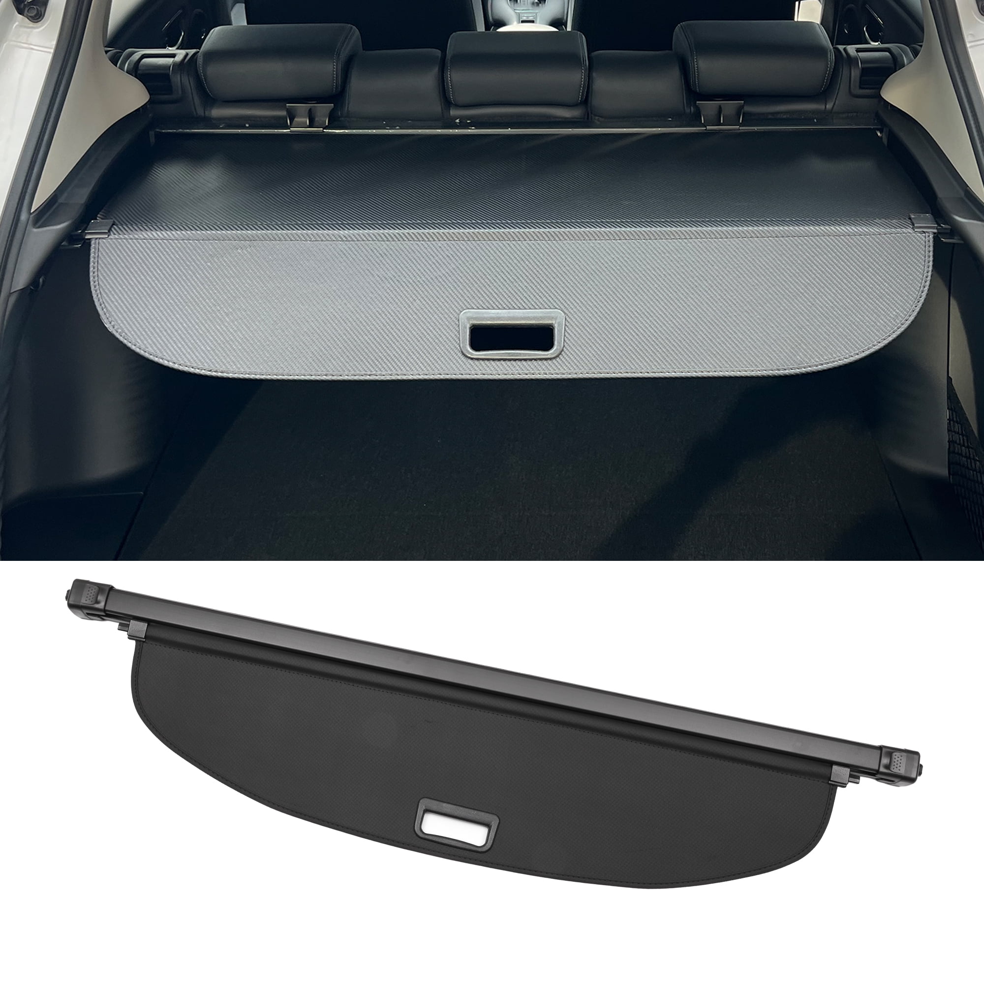 Unique Bargains Retractable Cargo Cover for Acura RDX Rear Trunk Parcel Shelf Shade Black
