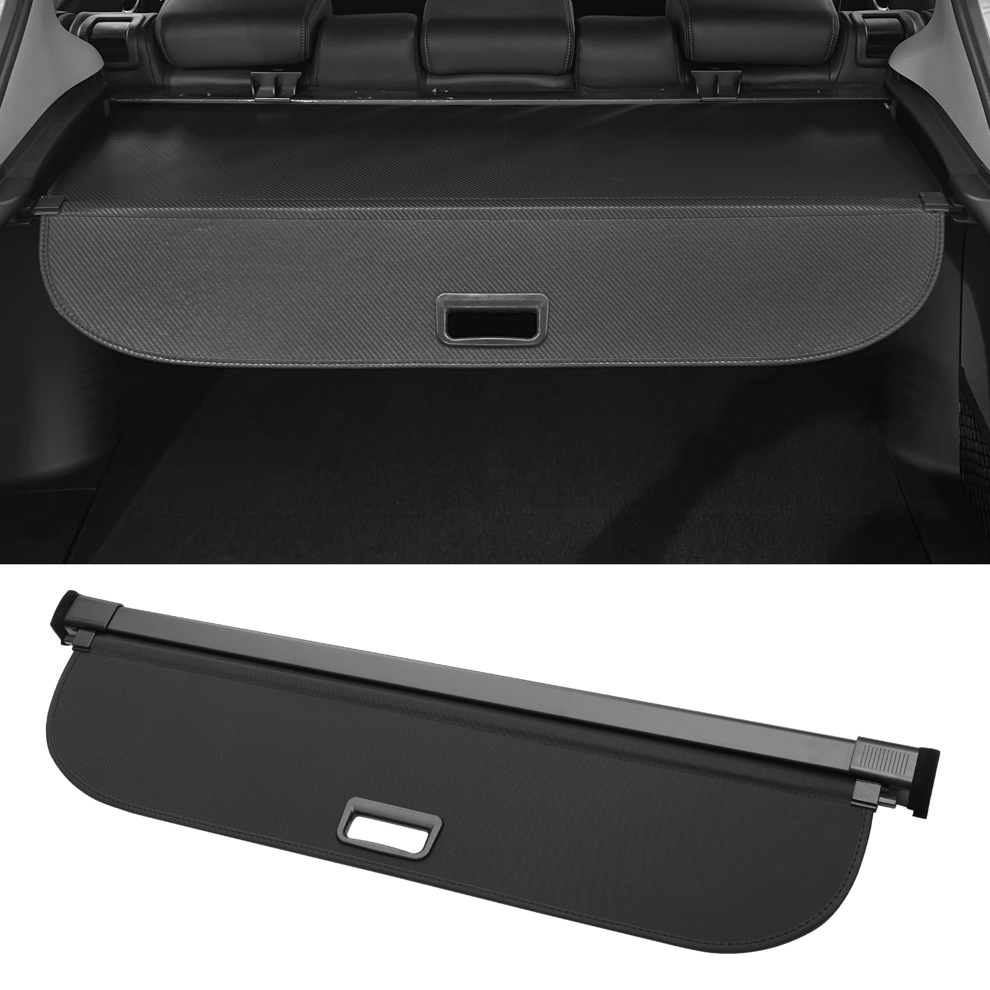 Unique Bargains Retractable Cargo Cover for Audi Rear Parcel Shelf Shield Shade Black