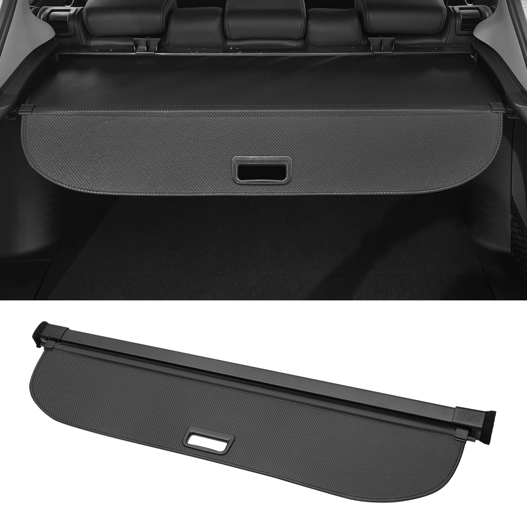 Unique Bargains Retractable Cargo Cover for Audi Rear Trunk Shelf Shield Shade Black