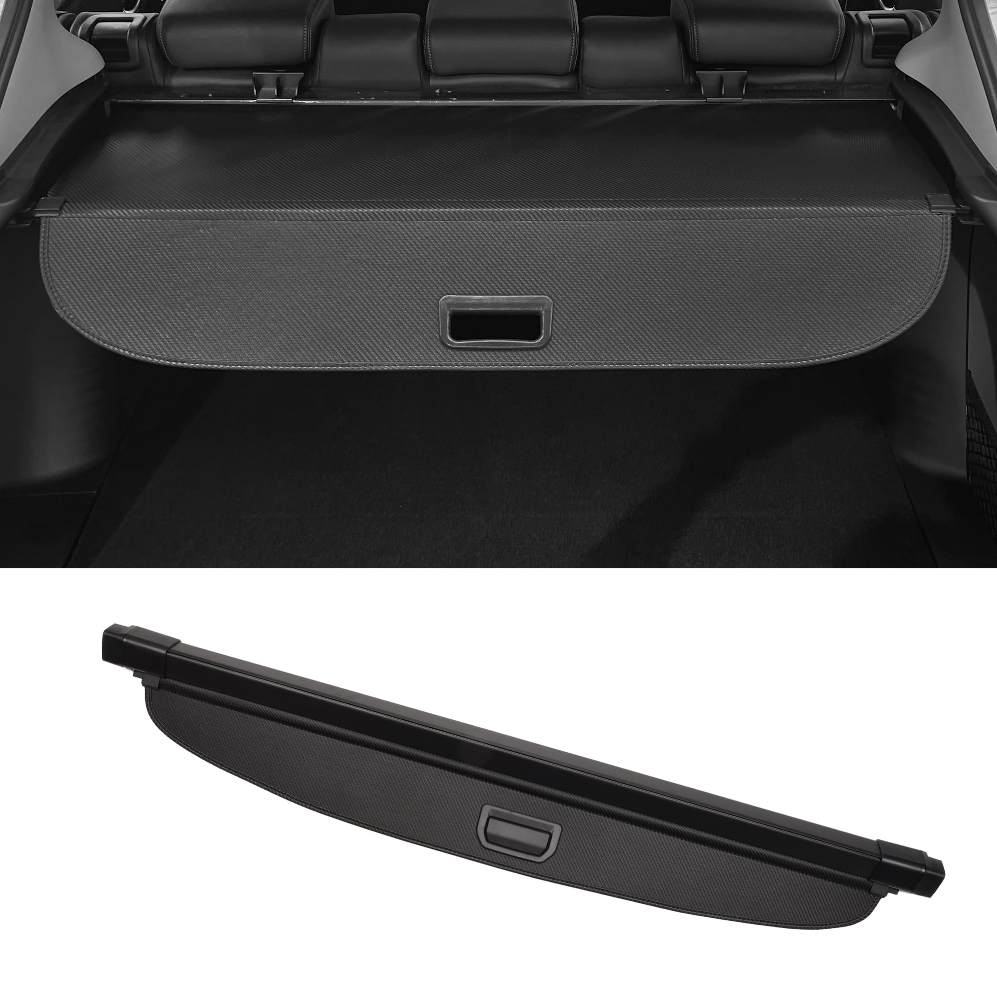 Unique Bargains Retractable Cargo Cover for BMW Rear Trunk Parcel Shelf Shield Shade Black