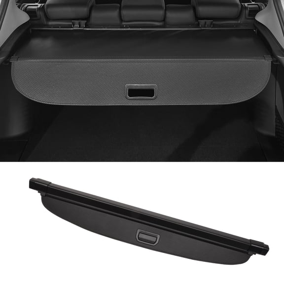 Unique Bargains Retractable Cargo Cover for BMW Rear Trunk Parcel Shelf Shield Shade Black