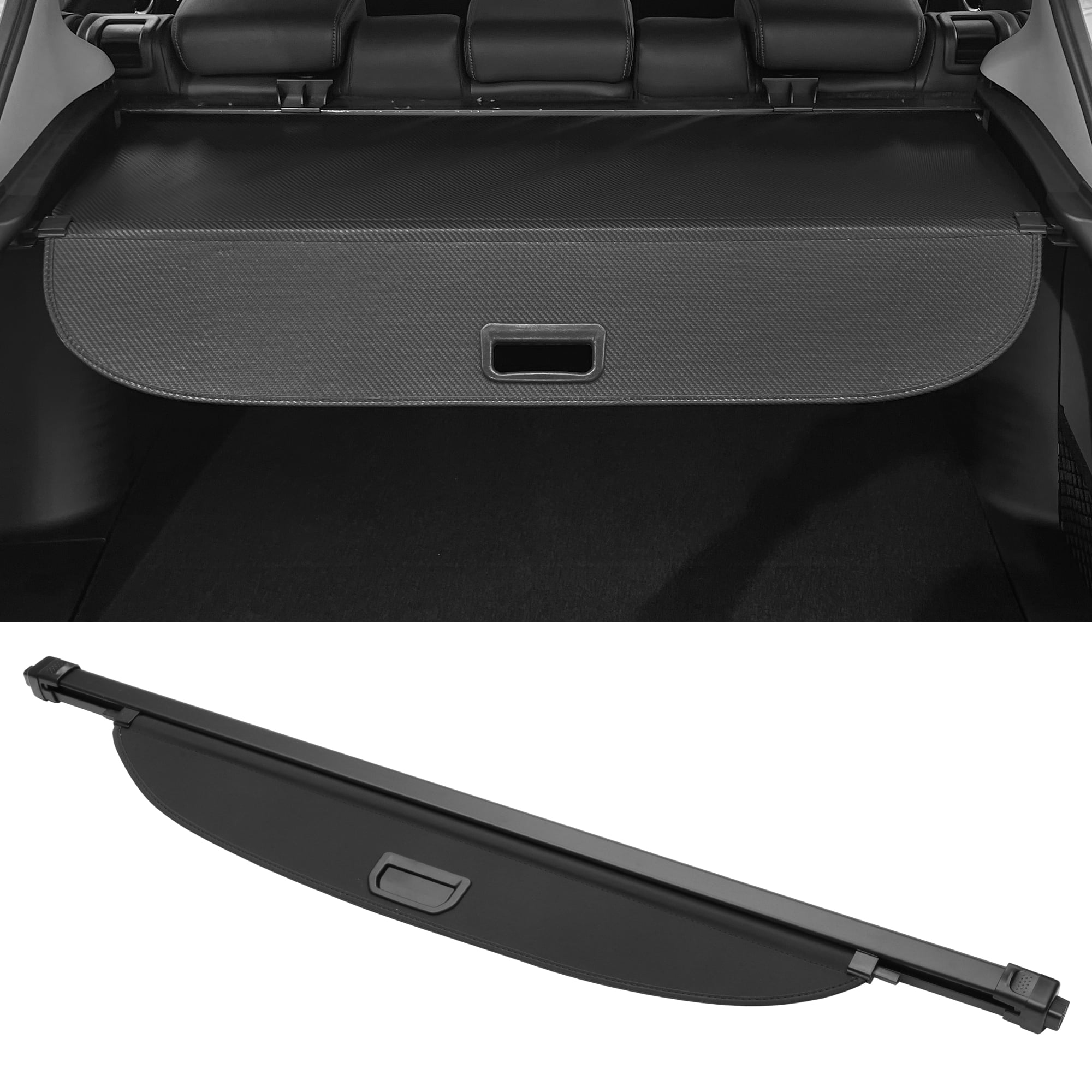 Unique Bargains Retractable Cargo Cover for GMC Acadia 2017-2023 Rear Trunk Screen Black