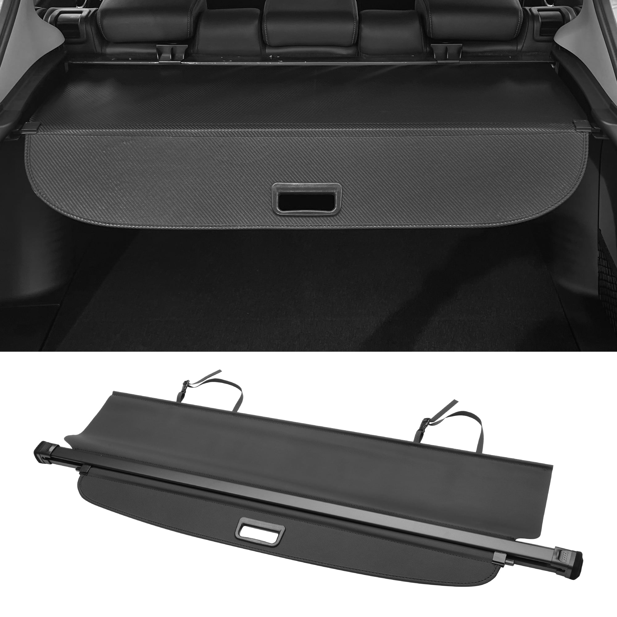 Unique Bargains Retractable Cargo Cover for Honda CRV Rear Trunk Screen Cover Black