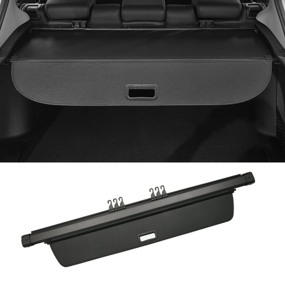 Unique Bargains Retractable Cargo Cover for Honda Pilot 2016-2022 5 Seater 2Row Trunk Cargo Cover Carbon Fiber Black