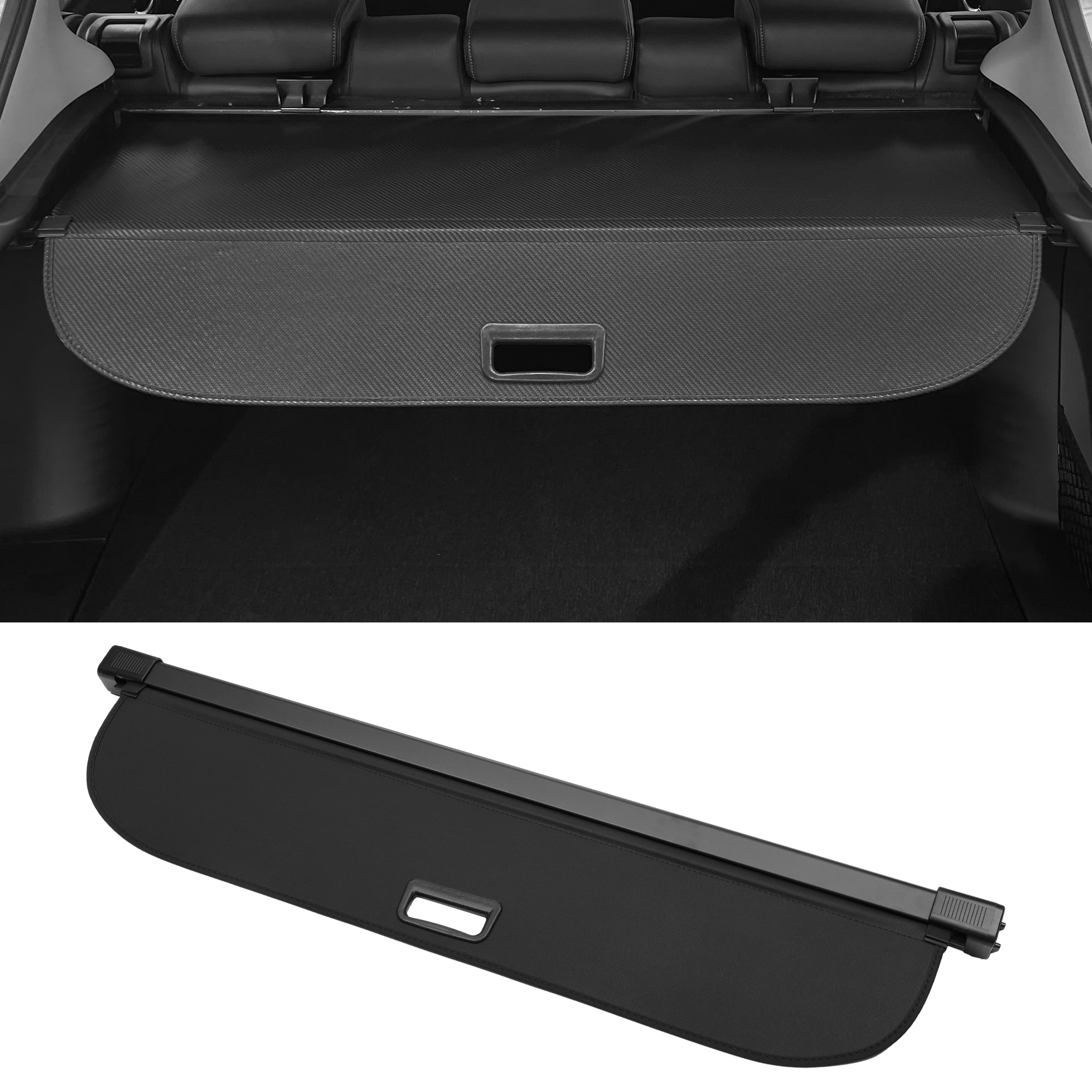 Unique Bargains Retractable Cargo Cover for Land Rover Trunk Security Shield Shade Black