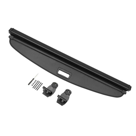 Unique Bargains Retractable Cargo Cover for Lincoln Corsair 20-24 Rear Luggage Security Shield Shade Black Carbon Fiber