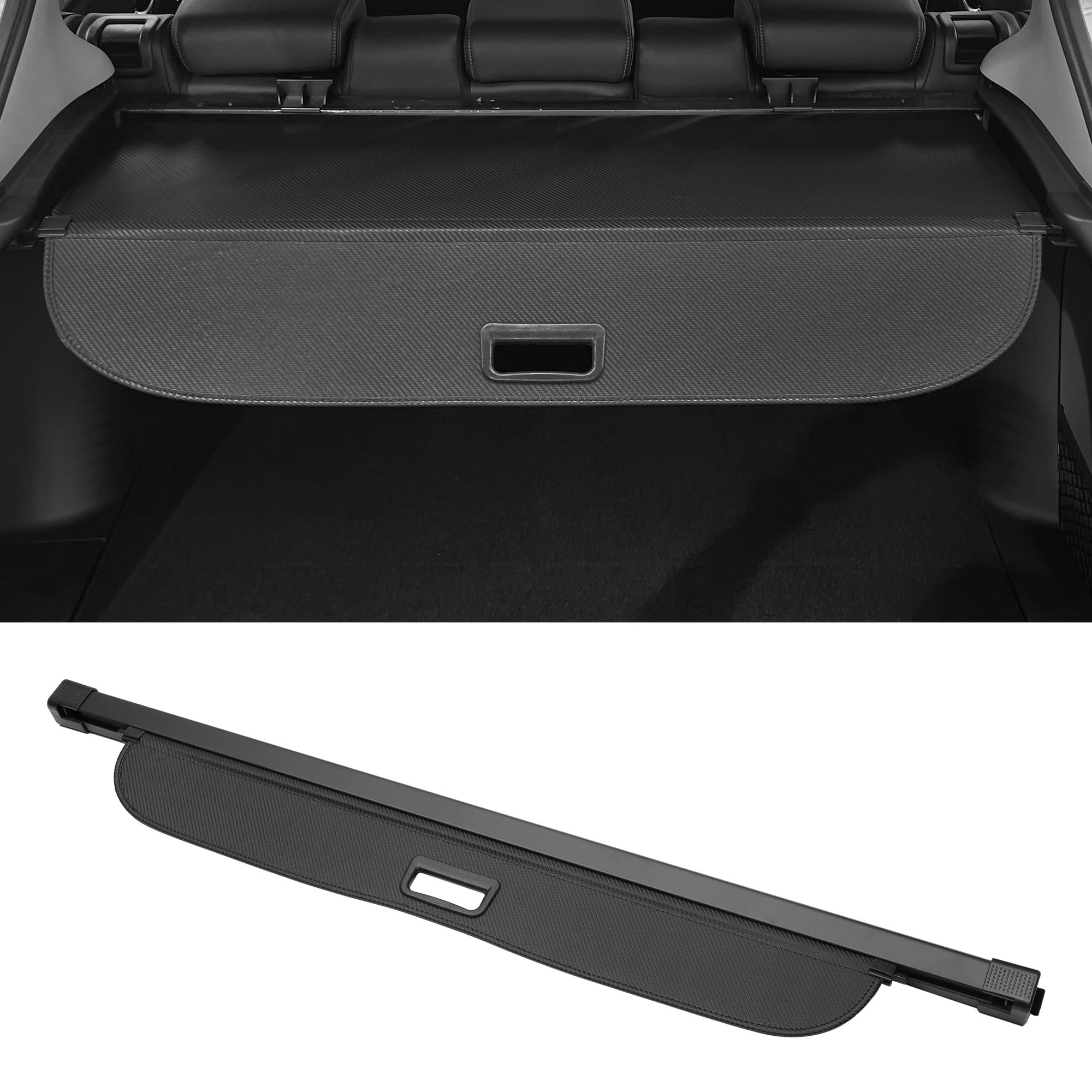 Unique Bargains Retractable Cargo Cover for Mitsubishi Trunk Parcel Shelf Shade Black1