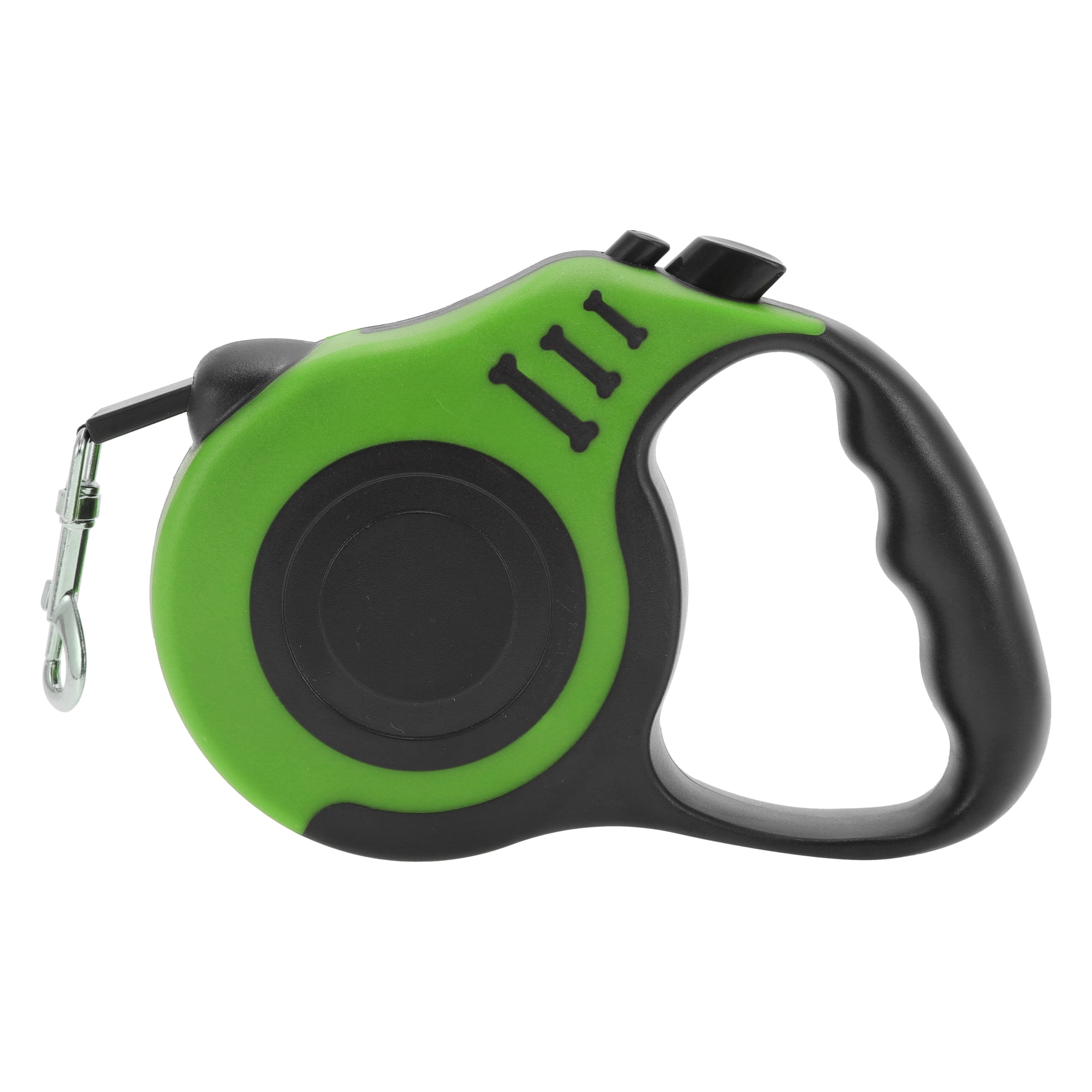 Unique Bargains Retractable Pet Leash Ergonomic Dog Leash with Handle Green 196.85"