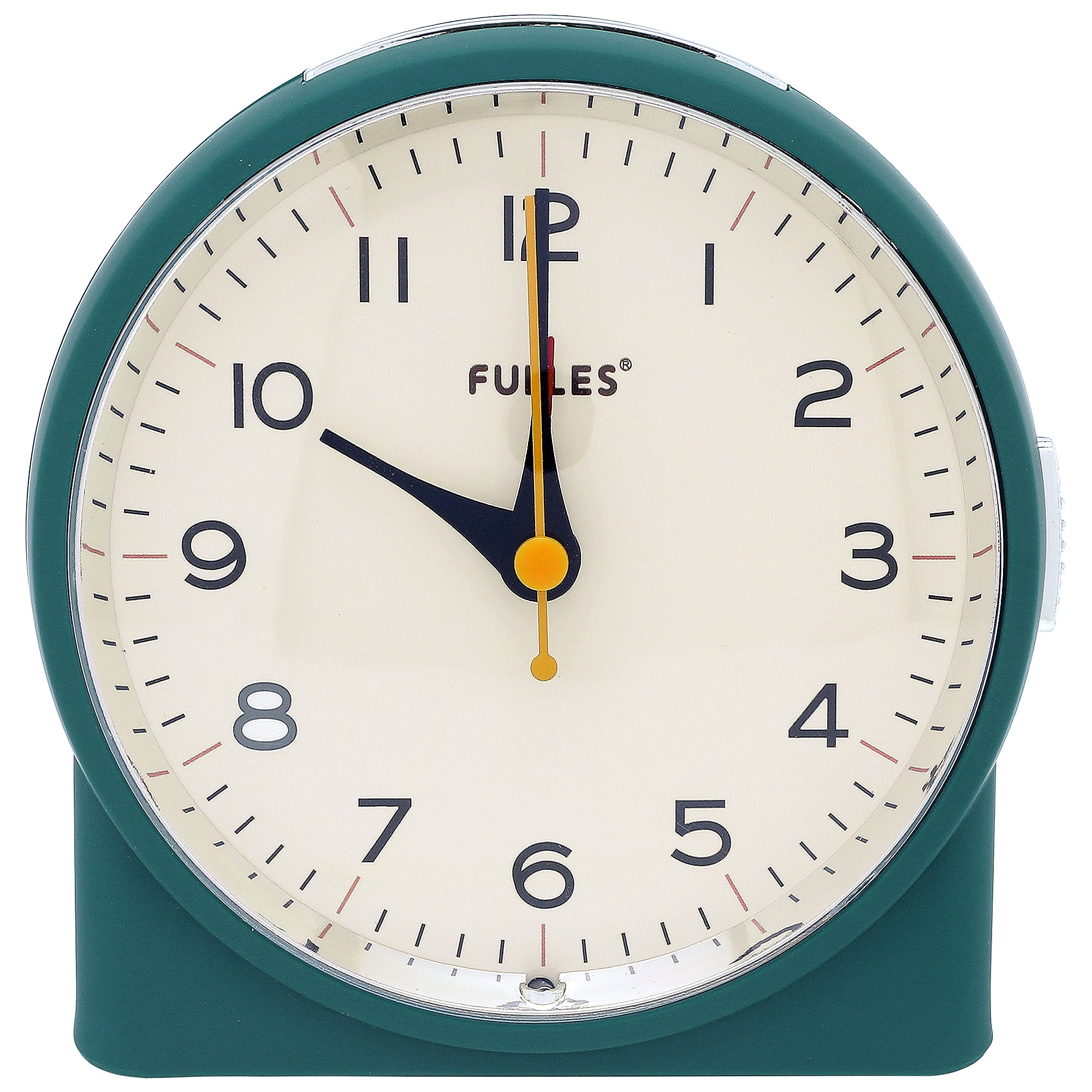 Unique Bargains Retro-style Semi-Circular Table Alarm Clock Blue 4.1"L x 2.6"W x 4.6"H