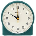 thumbnail image 1 of Unique Bargains Retro-style Semi-Circular Table Alarm Clock Blue 4.1"L x 2.6"W x 4.6"H, 1 of 7