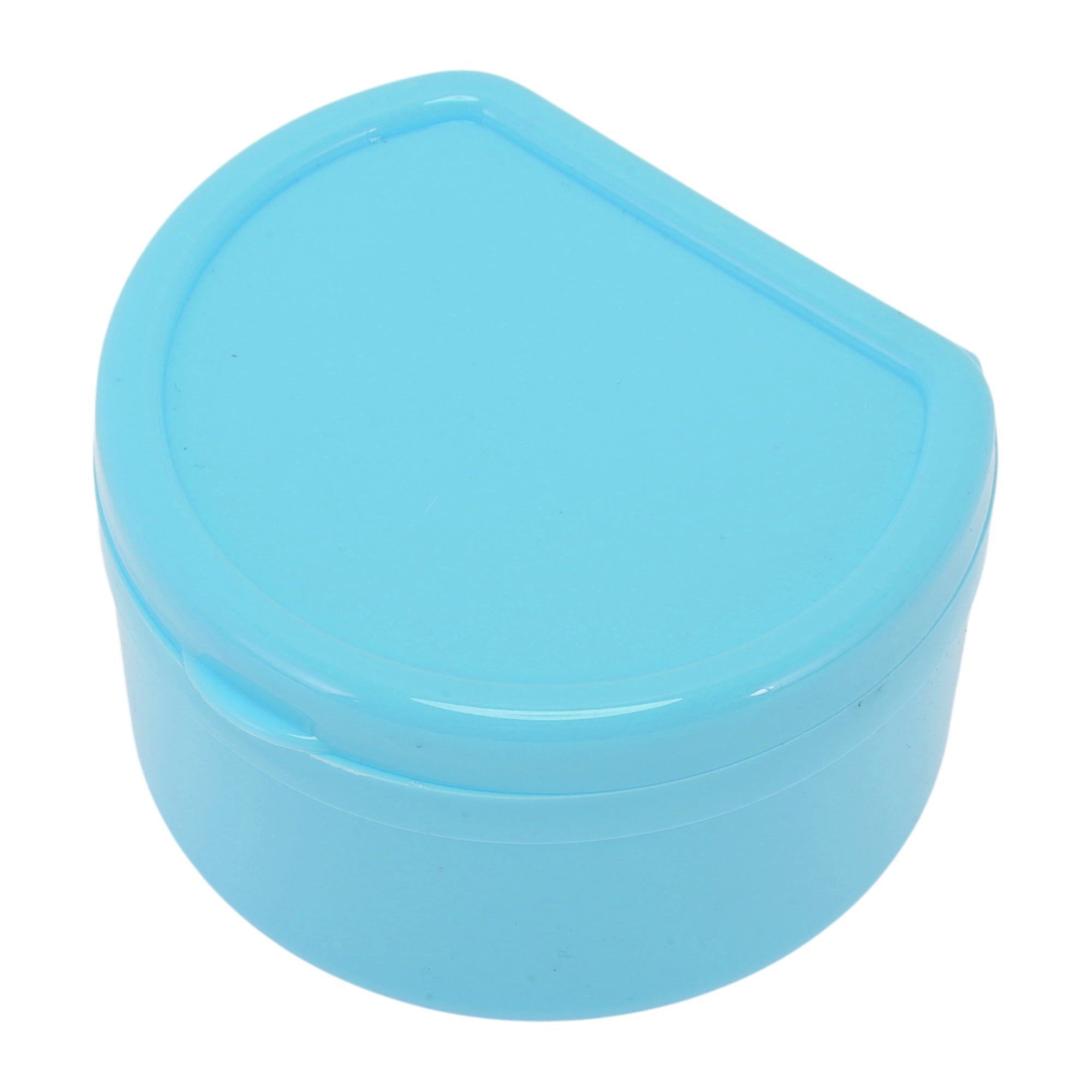 Unique Bargains Reusable Braces Box with Strainer 1 Pc Light Blue