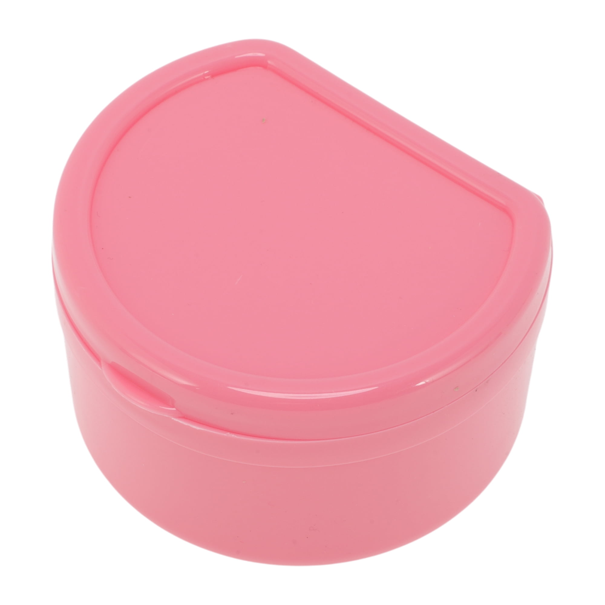 Unique Bargains Reusable Braces Box with Strainer 1 Pc Pink
