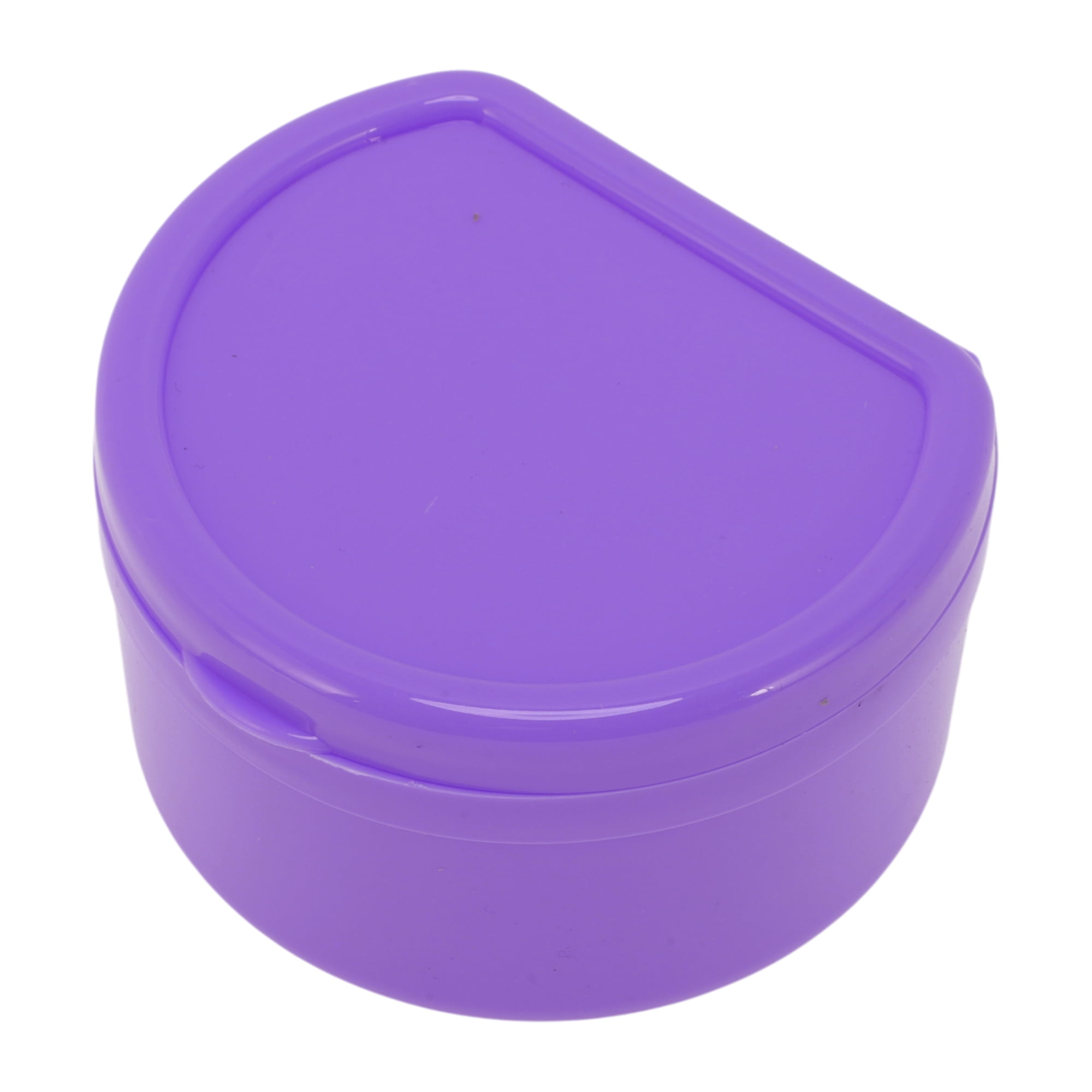 Unique Bargains Reusable Braces Box with Strainer 1 Pc Purple