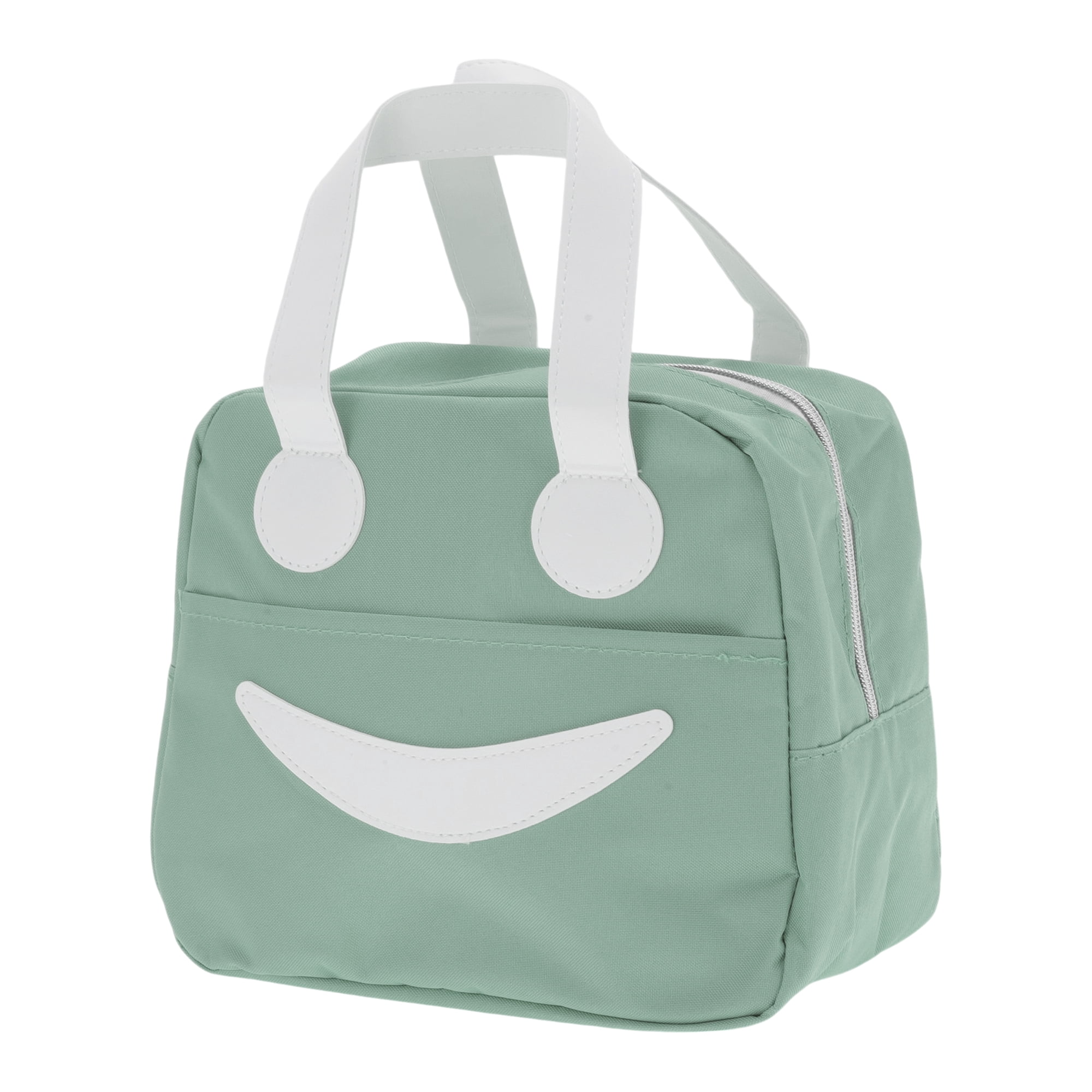 Unique Bargains Reusable Insulated Lunch Box Tote for Office and Picnic Green 228 oz