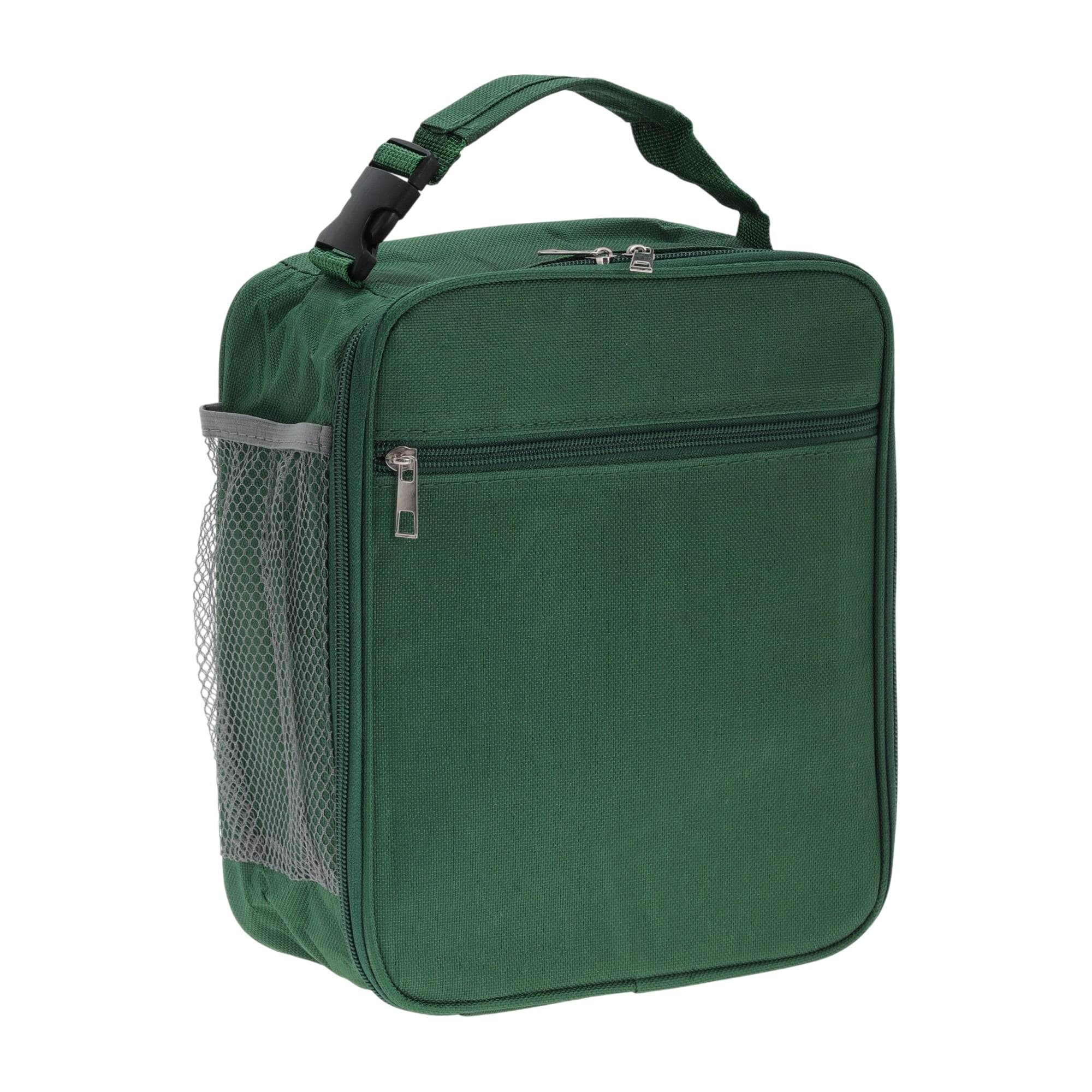 Unique Bargains Reusable Insulated Lunch Box Tote for Work Deep Green 195 oz