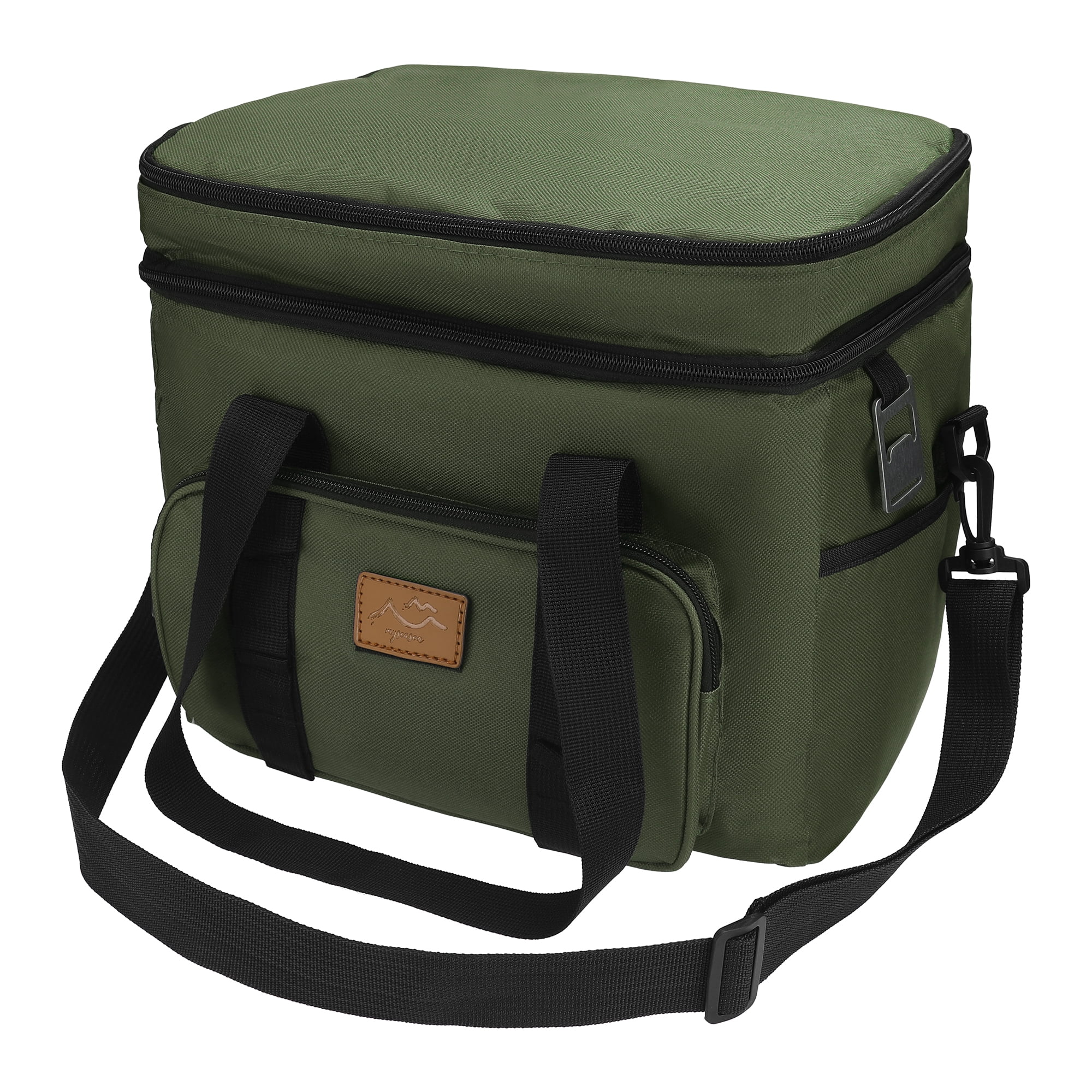 Unique Bargains Reusable Leakproof Lunch Bag for Office, Beach Green