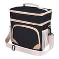 thumbnail image 1 of Unique Bargains Reusable Lunch Bag Insulated Lunch Bag Leakproof Lunch Box Black, 1 of 6