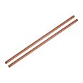 thumbnail image 1 of Unique Bargains Reusable Metal Straws 2Pcs, Stainless Steel Straight Drinking Straw 10.5' Long for Milk Shake Juice  Rose Gold, 1 of 5