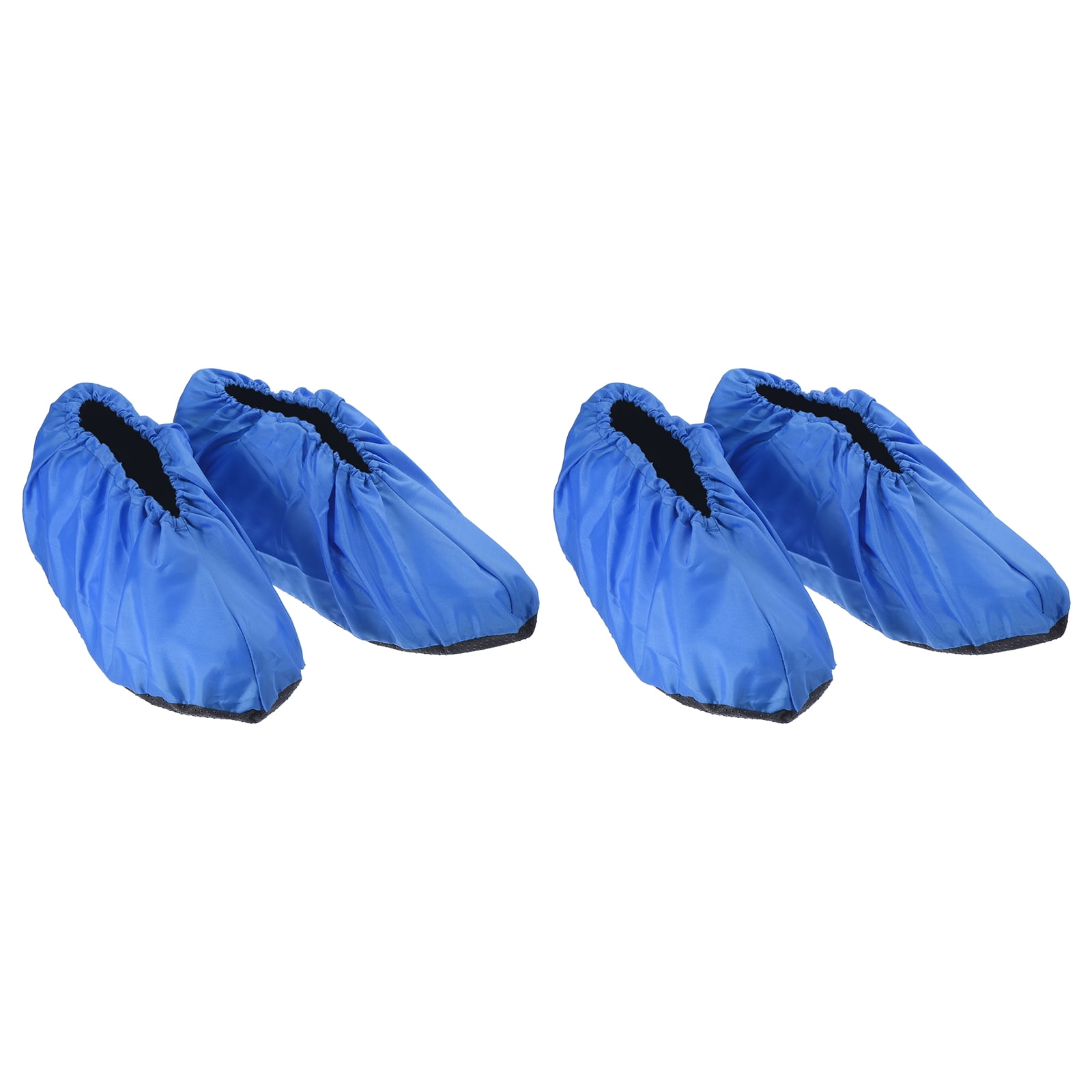 Unique Bargains Reusable Shoe Covers Washable Thickened Boot Shoe Covers Protectors Blue