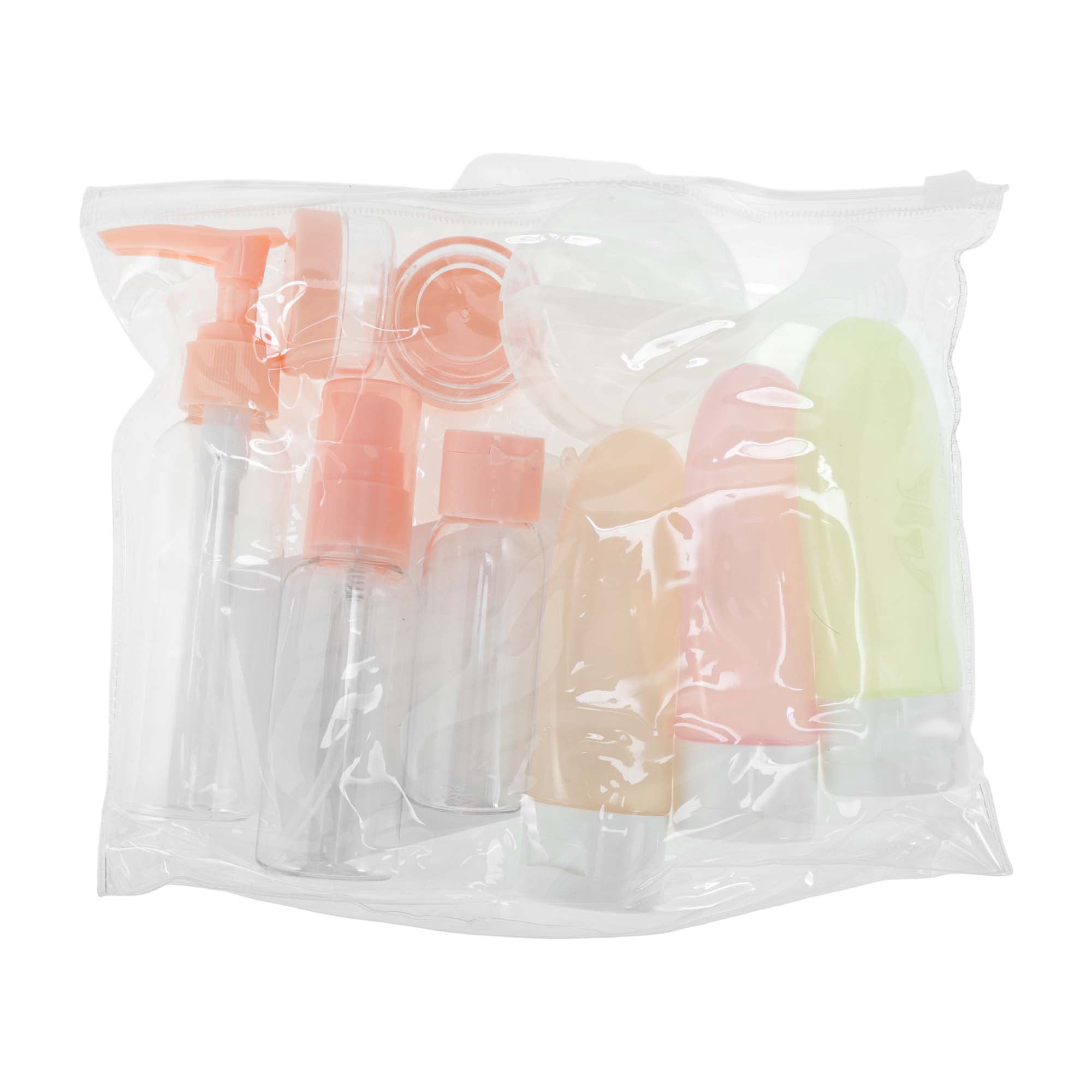 Unique Bargains Reusable Travel Container Set 13 Pcs Pink