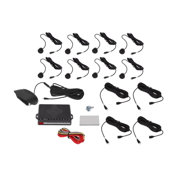 Unique Bargains Reverse Backup Radar System Reverse Parking Sensors Front 4 8 Parking Sensors