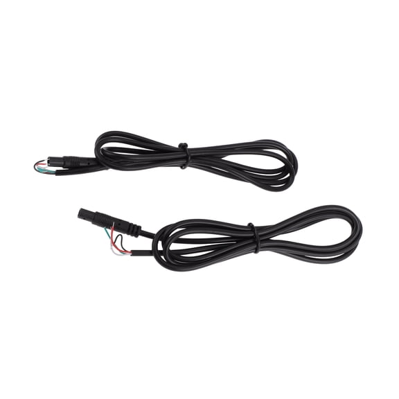 Unique Bargains Reverse Rear View Parking Camera Video Cable 1.2m/3.94ft 4Pin Male Black 2 Pcs