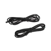 Unique Bargains Reverse Rear View Parking Camera Video Cable 1.8m/5.91ft 4Pin Male Black 2 Pcs