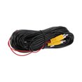 thumbnail image 1 of Unique Bargains Reverse Rear View Parking Camera Video Cable 15m/49.21ft Black RCA 1 Pcs, 1 of 7