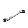 thumbnail image 1 of Uxcell 11/16'' x 7/8'' Double Box End Reversible Ratcheting Wrench Carbon Steel Silver Tone 1pcs, 1 of 5