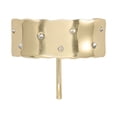 thumbnail image 1 of Unique Bargains Rhinestone Arch-shaped Ponytail Buckle Hair Clip for Women 1 Pc Gold tone, 1 of 5
