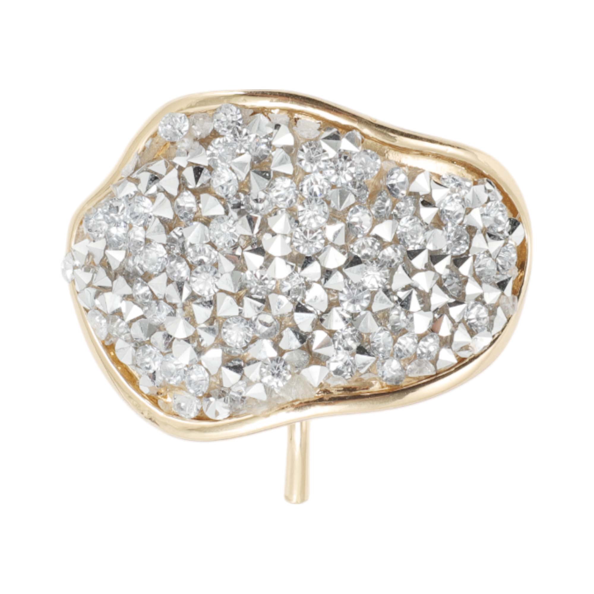 Unique Bargains Rhinestone Cloud-shaped Ponytail Buckle Hair Clip [Cloud-shaped]