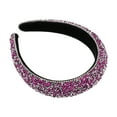 thumbnail image 1 of Unique Bargains Rhinestone Headbands, Crystal Diamond Bling Headbands, Beaded Jeweled Hairband, Rose Red Headband, 1 of 7