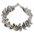 thumbnail image 1 of Unique Bargains Rhinestone Pleated Headband Faux Pearl Headband Women Hairband Gray, 1 of 7
