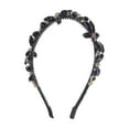thumbnail image 1 of Unique Bargains Rhinestones Headband Black Faux Crystal Hair Bands Sparkle Beaded Head Bands for Women and Girls, 1 of 7