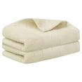 thumbnail image 1 of Unique Bargains Rhombus Pattern Hand Towel Set of 2 Cotton Highly Absorbent Towels Khaki 13" x 30", 1 of 8