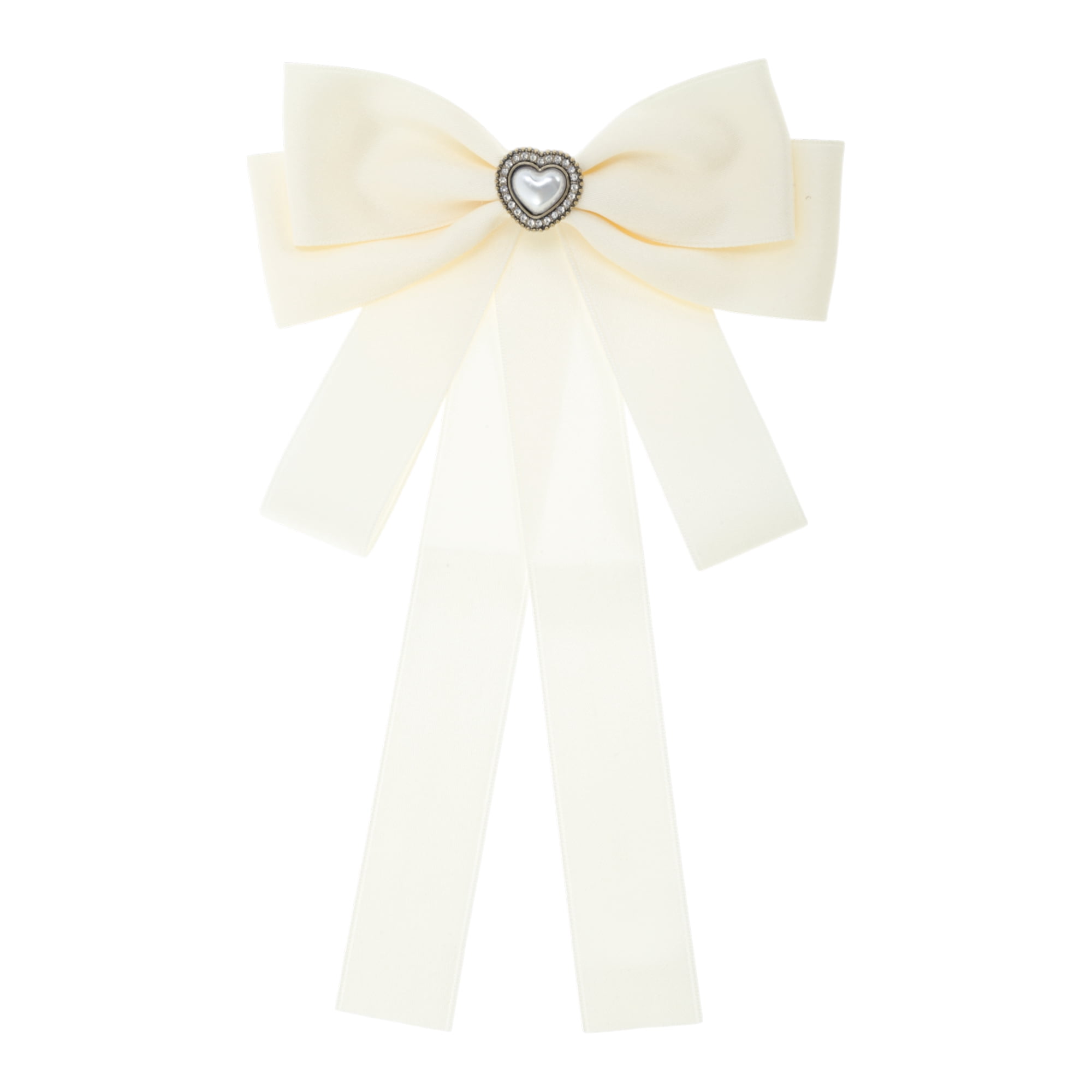 Unique Bargains Ribbon Bow Brooches Christmas Gifts Alloy Heart