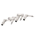 thumbnail image 1 of Unique Bargains Right Angle 6.35mm 1/4 Male Jack Cable Microphone Mono Audio Connector 5 Pcs, 1 of 1