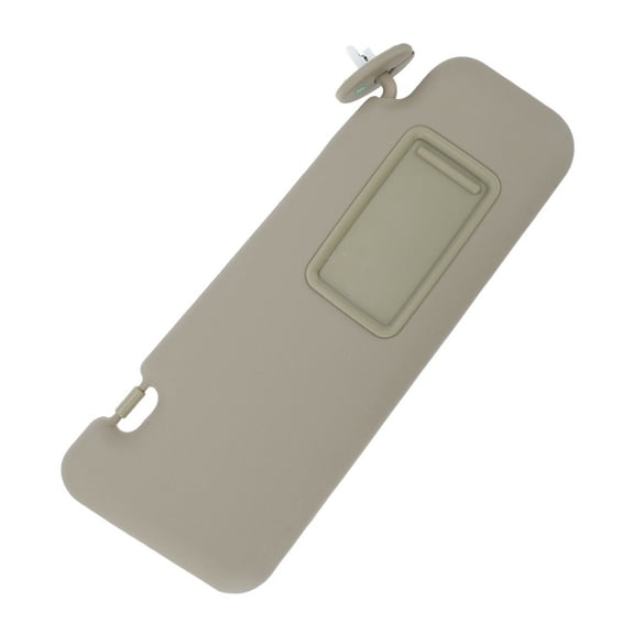 Unique Bargains Right Passenger Side Car Sun Visor for Toyota Highlander 10-13 Plastic w/ Mirror No.74310-48530-E0 Beige