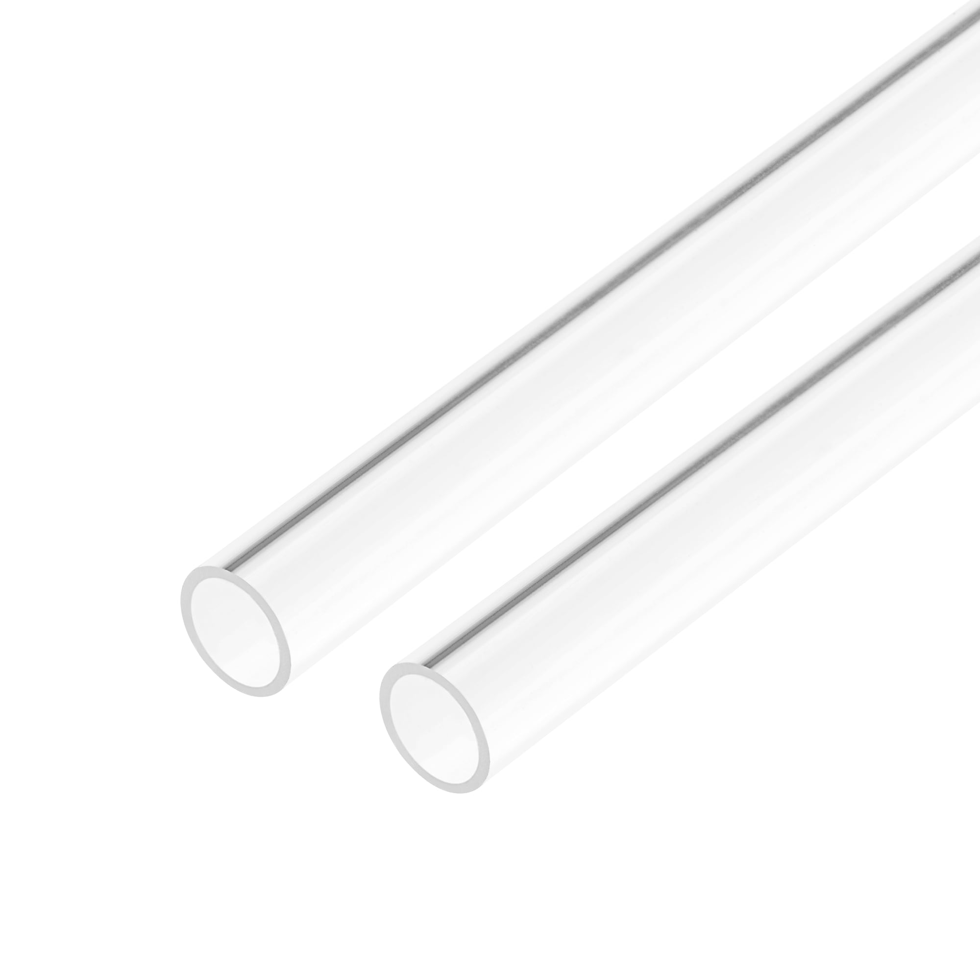 Unique Bargains Rigid Acrylic Pipe Round Tube 0.39" ID x 0.47" OD x 19.69" L