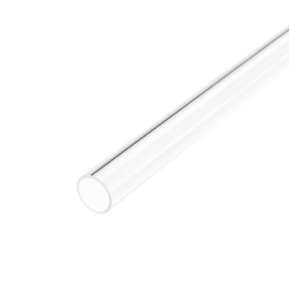 Unique Bargains Rigid Acrylic Pipes Round Tube 0.51" ID x 0.59" OD x 19.69" L