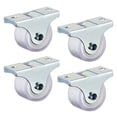 thumbnail image 1 of Unique Bargains Rigid Non-Swivel Casters Wheels 1 Inch Wheel Plate Mounted w Screws , 4Pcs, 1 of 5