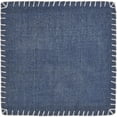 thumbnail image 1 of Unique Bargains Ripple Set of 4 Cotton Place Mat, Navy Stitch Bordered, 1 of 3